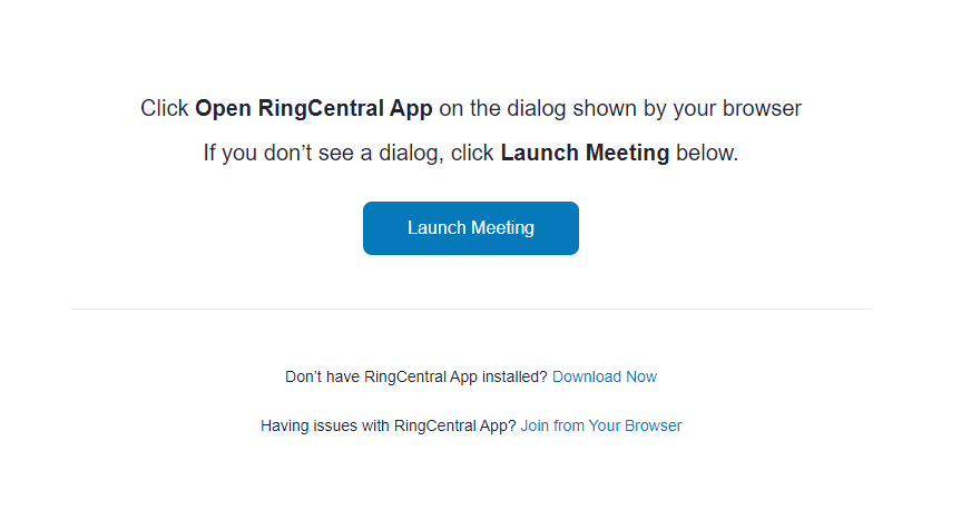 RingCentral app - Get Started