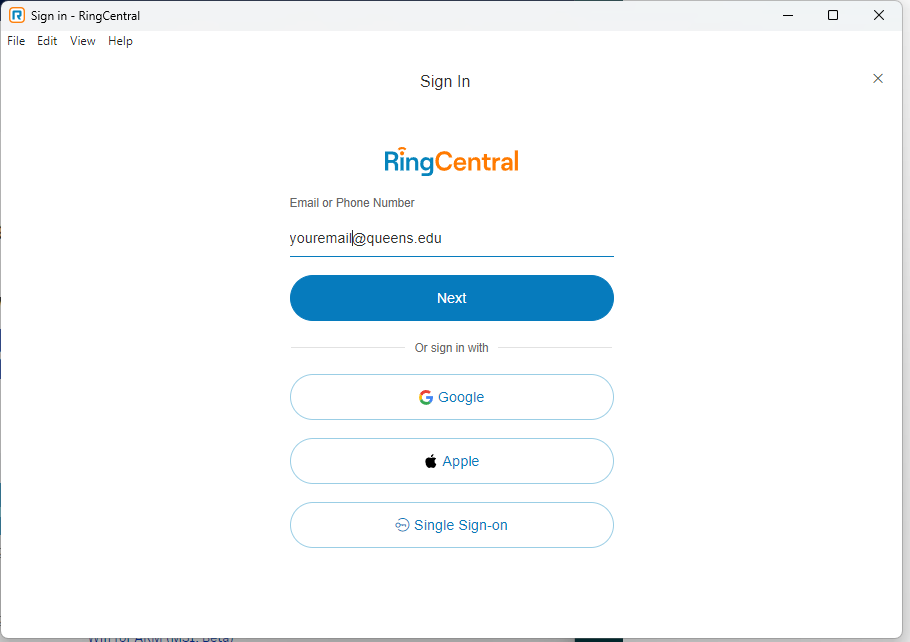 RingCentral for Google