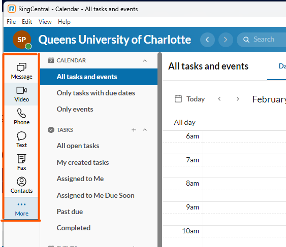 Get started in RingCentral – Queens University of Charlotte