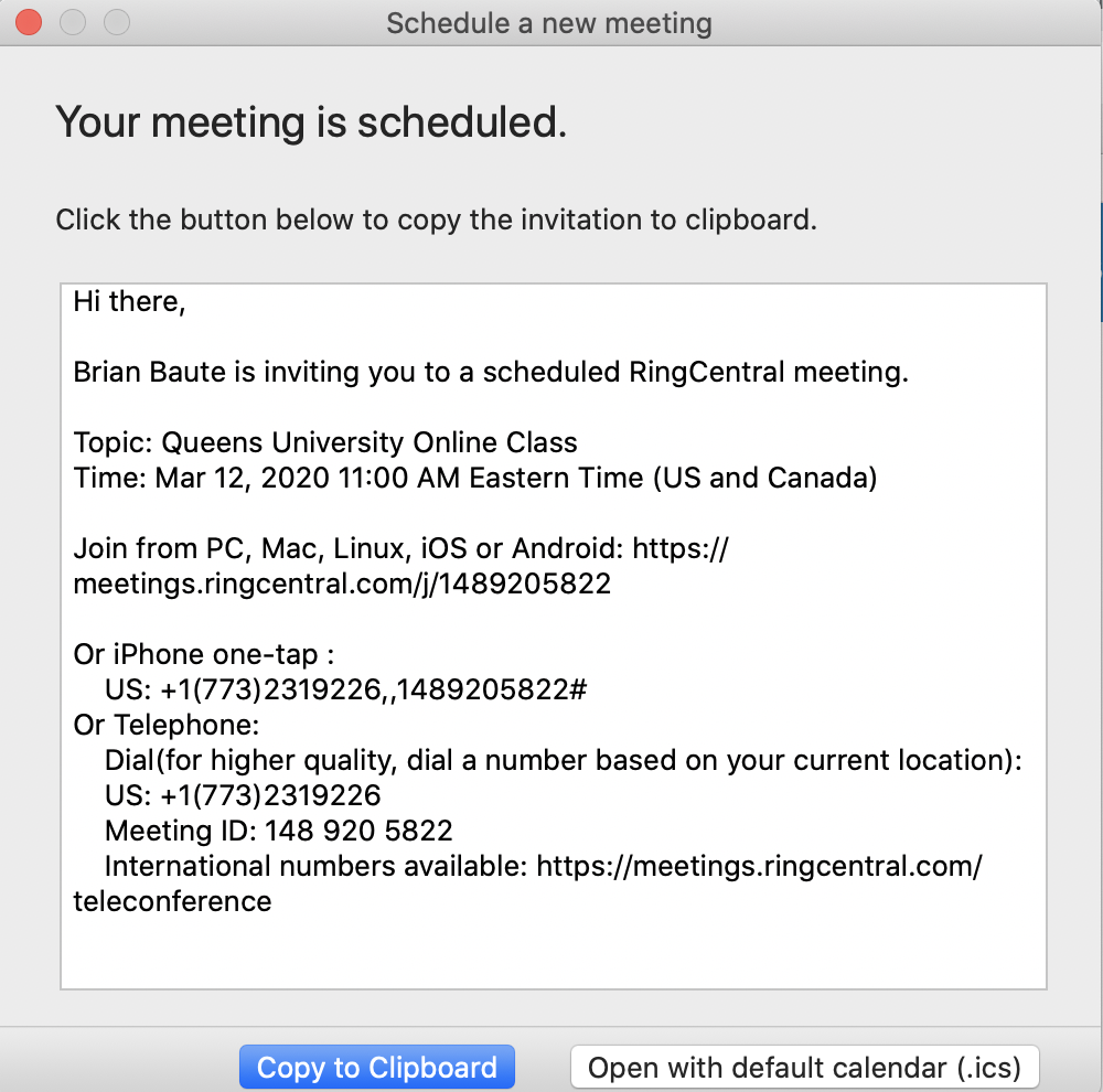 ringcentral meeting download for mac