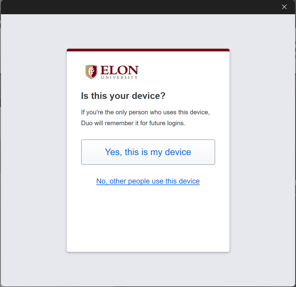 Step 6 - Trust Device